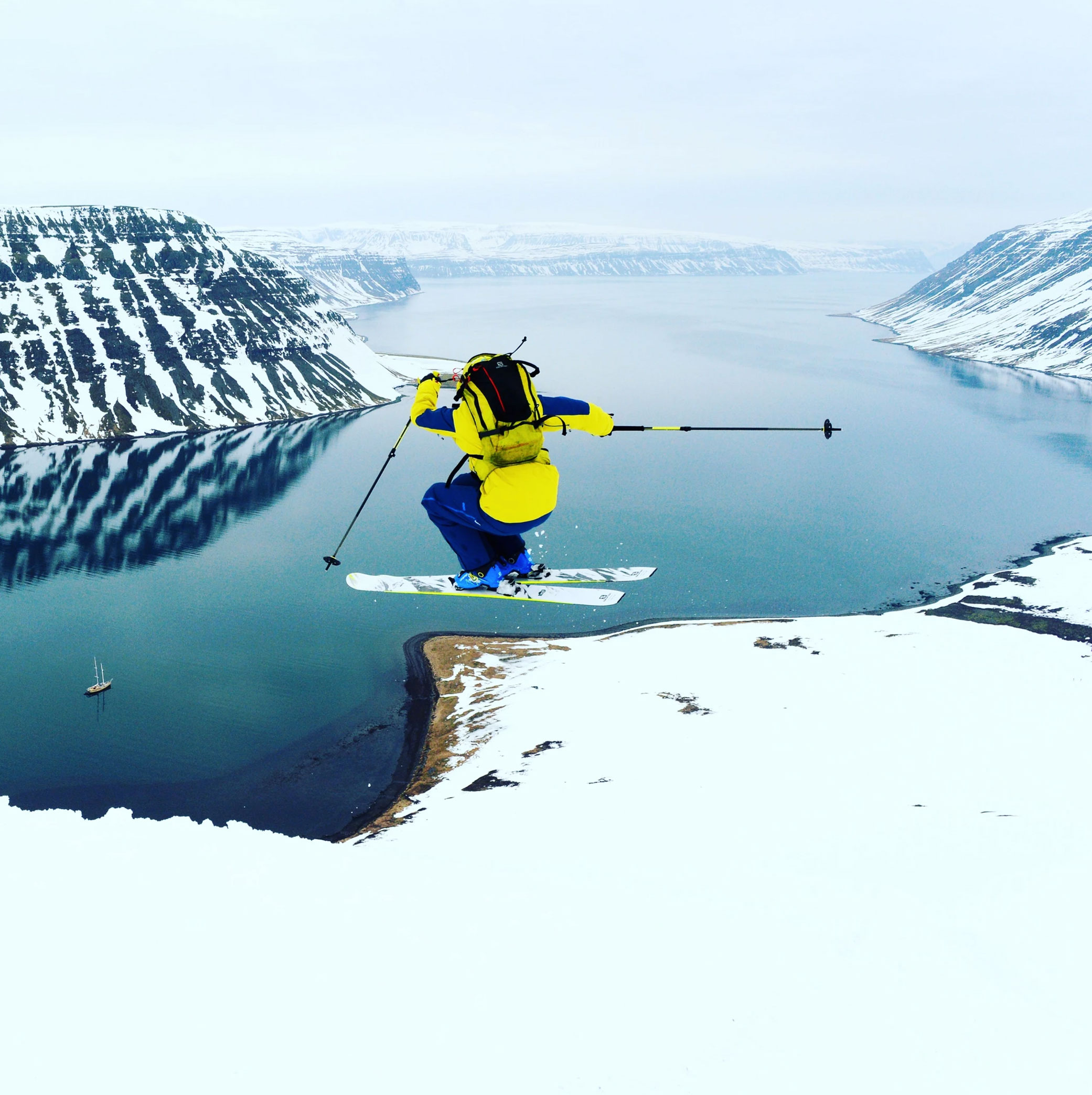 Ski et Voile en Islande en 2016